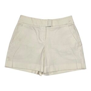 Theory Ivory Shorts Size 00 Career Casual Minimalist‎ Pocketed